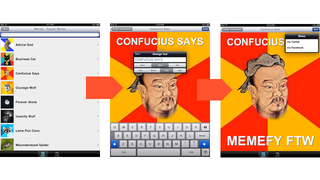 Memefy for iPad Puts the Power of Lulz at Your Fingertips
